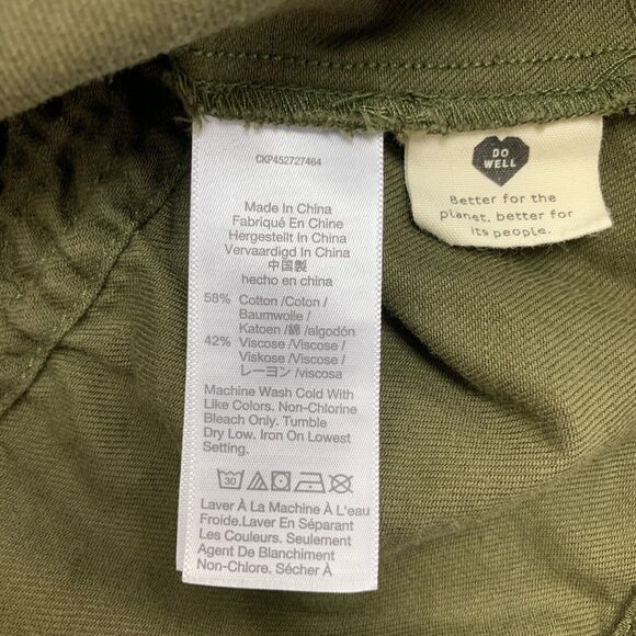Madewell Highbury Military Jacket Button Up Womens S Small Avocado Stand Collar - Picture 9 of 13